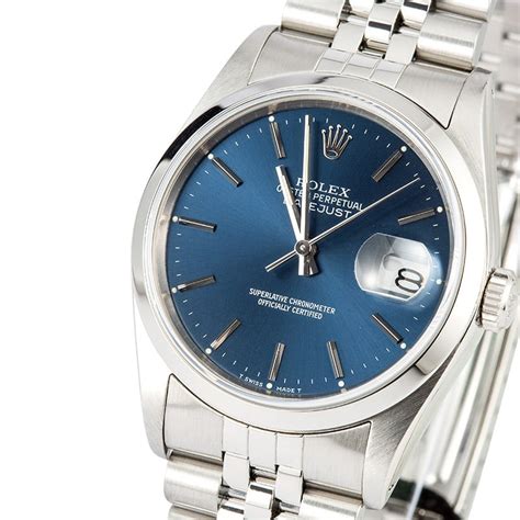 rolex datejust 16200 blue dial|Rolex Datejust 16200 review.